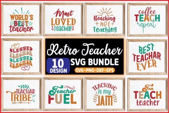 Download Retro Teacher Svg Bundle - Premium Resources