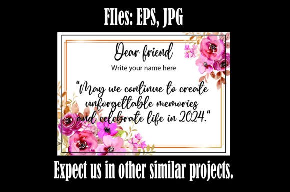Download Customizable New Year's Greeting Card - Customizable Collection
