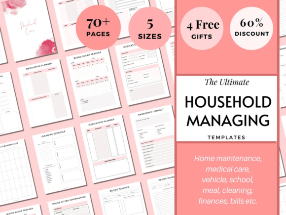 Download Home Organization Printable, Cleaning - Organization Collection