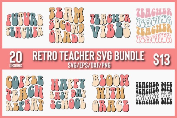 Download About Retro Teacher Svg Bundle Vol 1 - Premium Bundle