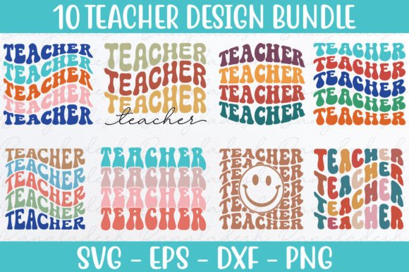 Download Retro Teacher SVG Bundle - Premium Resources