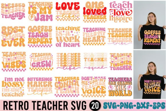 Download Retro Teacher Svg Bundle - Premium Resources